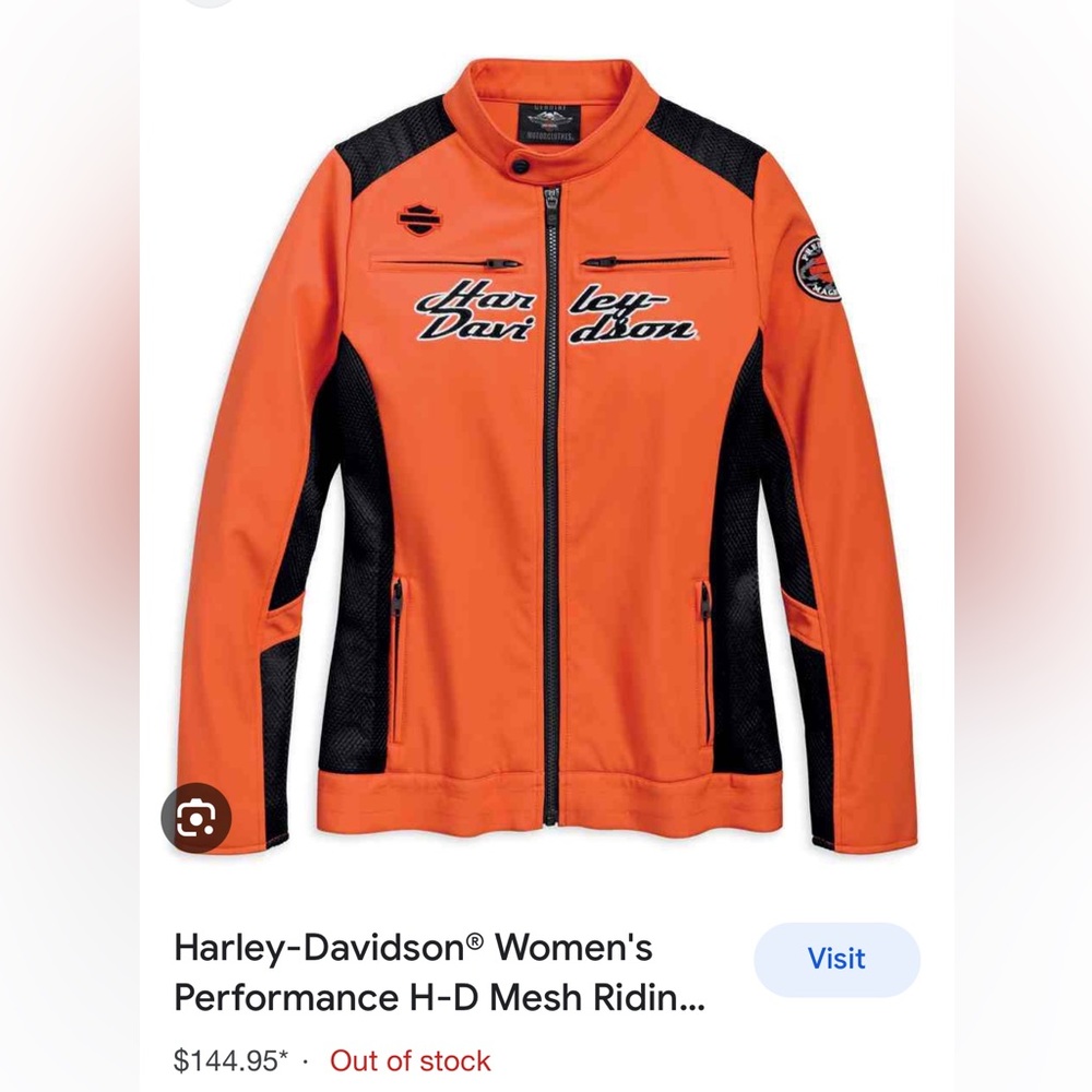Harley Davidson Women’s Performance H-D Mesh Riding Jacket. - Picture 3 of 3